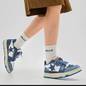 Aelfric Eden Star Sneakers - Denim New In Box